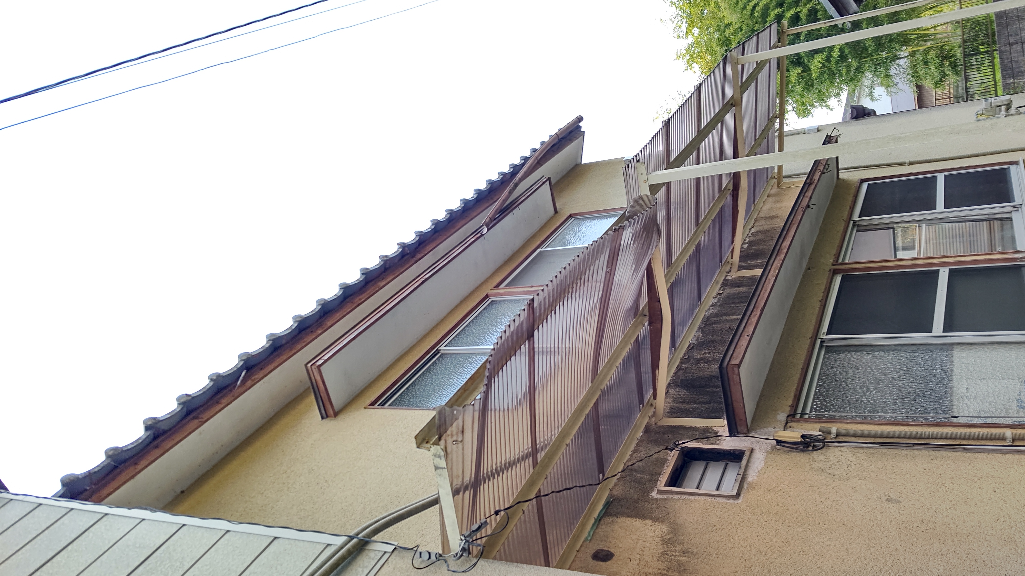 亀岡市にて雨樋の取替え工事を行いました